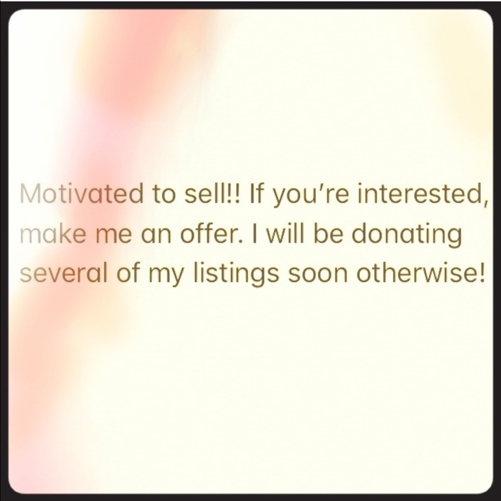 Make me an offer!
